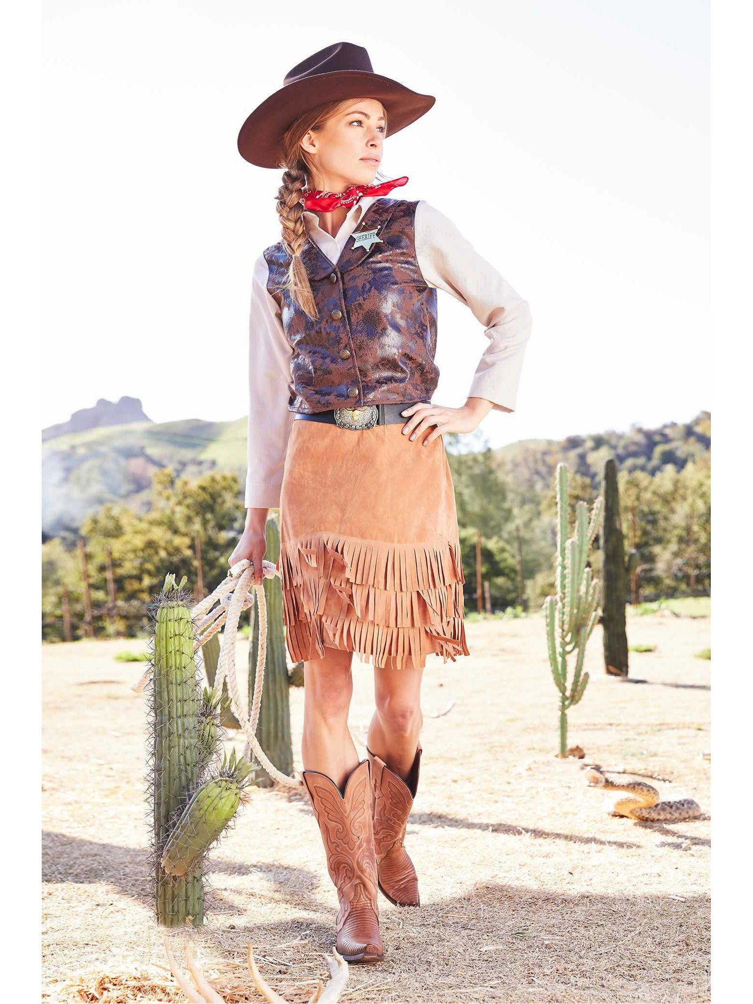 Cowgirl costume for women